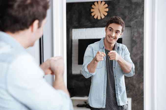 Talk to the man in the mirror everyday. Tell him he'll make it no matter what his current circumstances look like. - MirrorLog